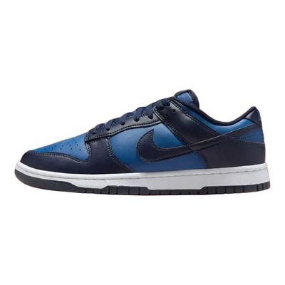 Nike Sneakers Uomo Dunk Low Mystic Navy Blu Marino Bianco HF5441-402