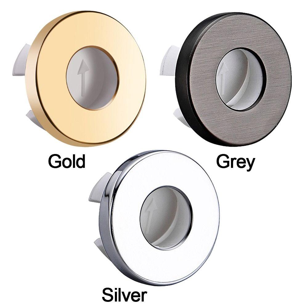 Round Sink Overflow Covers Replacement Trim Ring Cap New Sink Hole Cover  Kitchen Bathroom Supplies