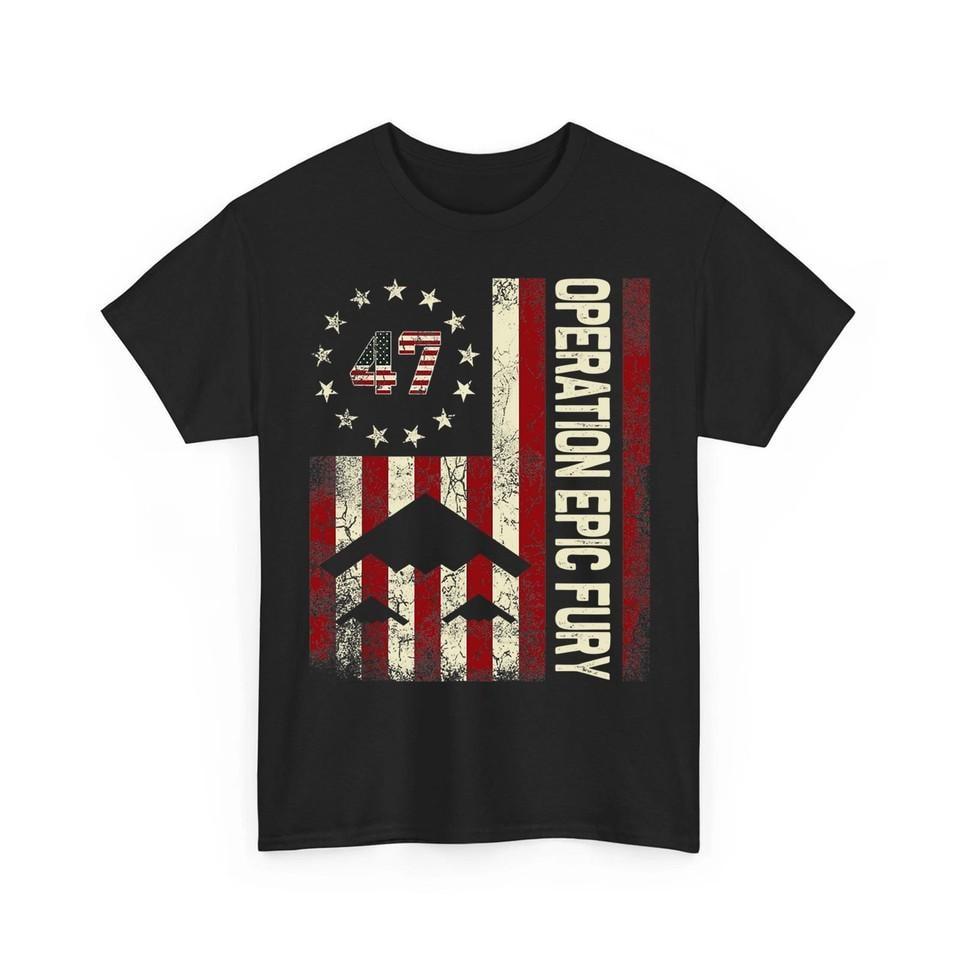 Operation Epic Fury T-Shirt, American Flag Patriotic Shirt