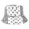 Summer Women's Shade Breathable Two-sided Bucket Hat Foldable Sunscreen Sun Hat Outdoor Sports Casual Fashion Floral Print Beach Cap