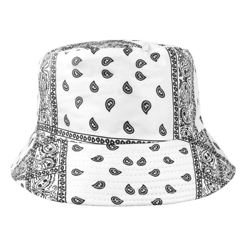 Summer Women's Shade Breathable Two-sided Bucket Hat Foldable Sunscreen Sun Hat Outdoor Sports Casual Fashion Floral Print Beach Cap