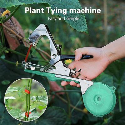 Acier Inoxydable Plante Branche Machine à Lier à la Main Ensemble Liage pour Légumes Vignes Tapener Bonsaï Jardin Outils d'Élagage