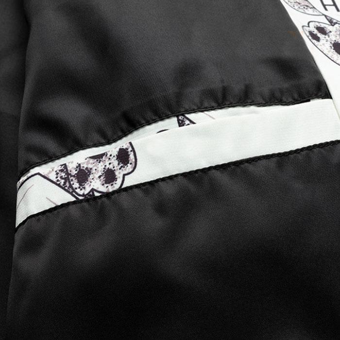 Heart Bear Print Jacket Spring Hooded Windbreaker Men Casual Loose Coat Soft Comfortable Top Regular