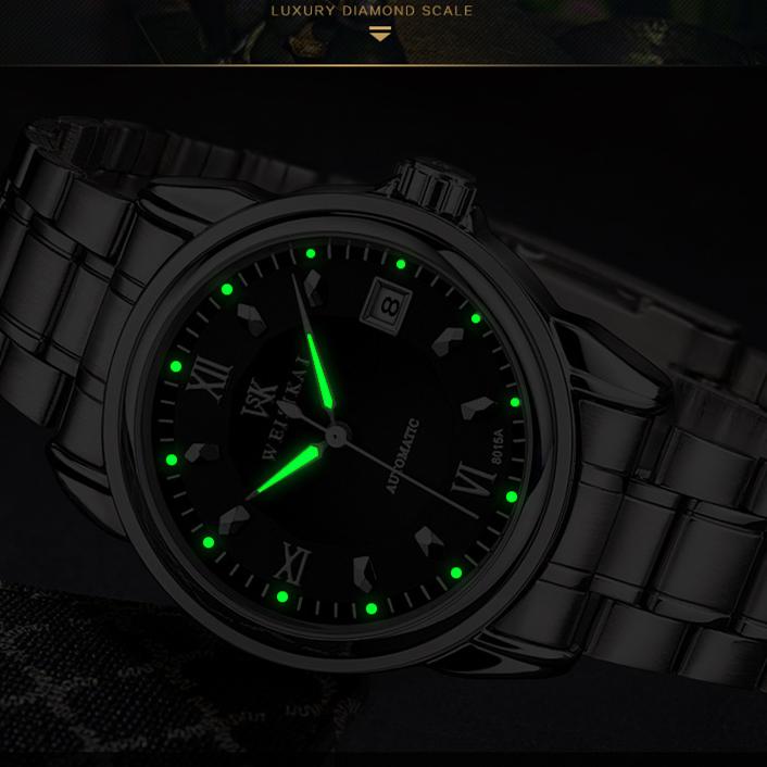 Neue Top-Marke, Luxus-Herrenuhr mit Box, wasserdichte Herren-Mechanische Uhren