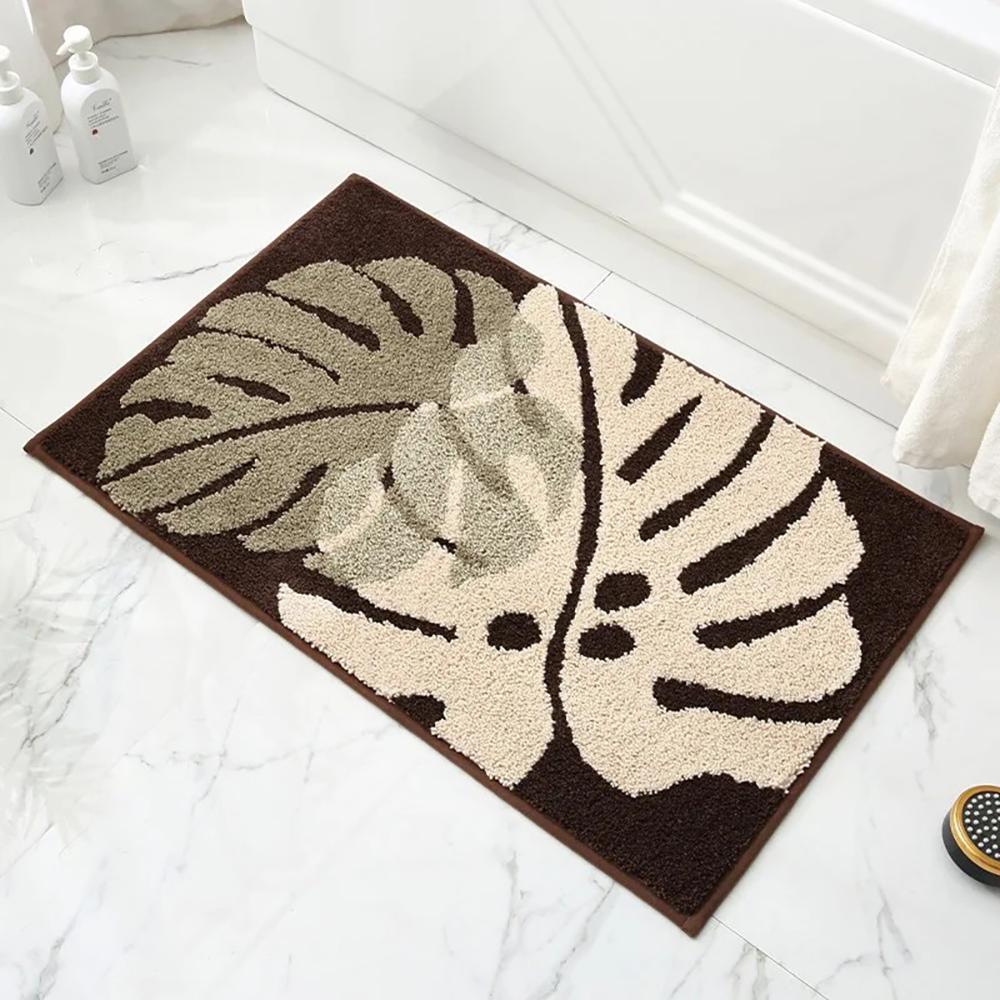 

VIKAMA Trendy INS Design Bath Mat - Non-Slip Waterproof Rug for Kitchen, Entryway, Modern Home Decor Floor Carpet 40x60cm 16x24inch