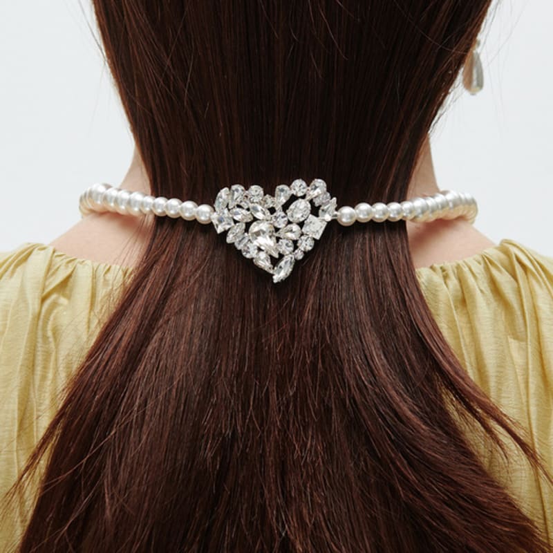 MATIAS Heart Pearl Necklace