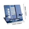 Book Stand with Page Clips Decor Tabletop Rack for Recipes Textbooks Kitchen