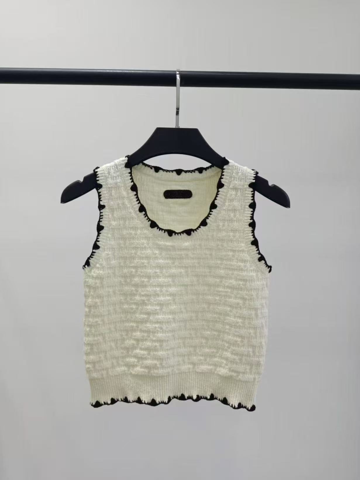 Jane vest 26 bump top new suspender version female high fragrant style home hundreds of matching colors hollow early spring small CH casual S