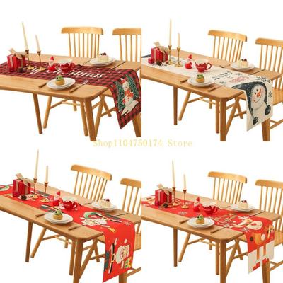 Toalha de Mesa para Feriado Decoração de Festa de Natal Limpeza Fácil Materiais Resistentes a Amassados para Celebração Sazonal Melhor Venda