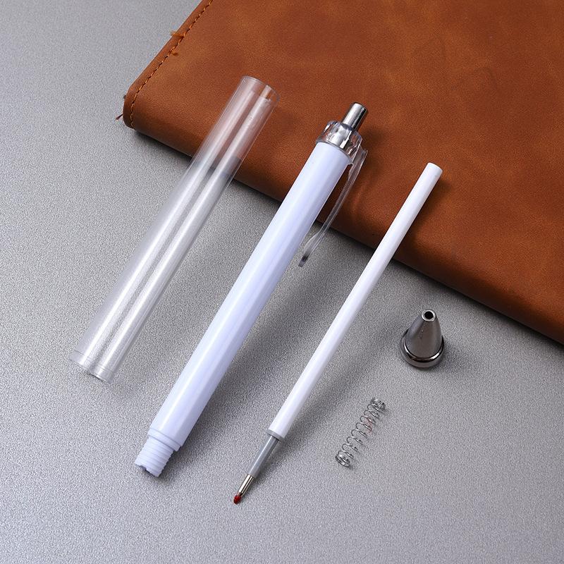 Simple Push-button Neutral Pen with 0.38 Writing Tip Black Quick-drying Suitable for Exam Practice Office Culture Pen Water Pen