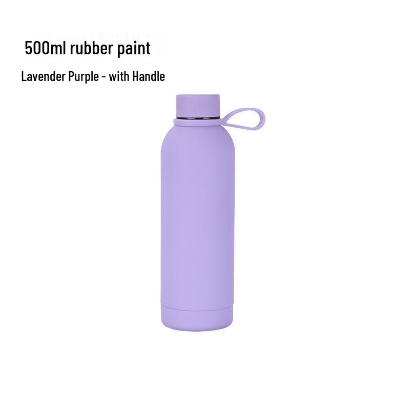 750ml Nerezová termoska - Přenosná, Matná, S malým hrdlem, pro venkovní sporty a do auta