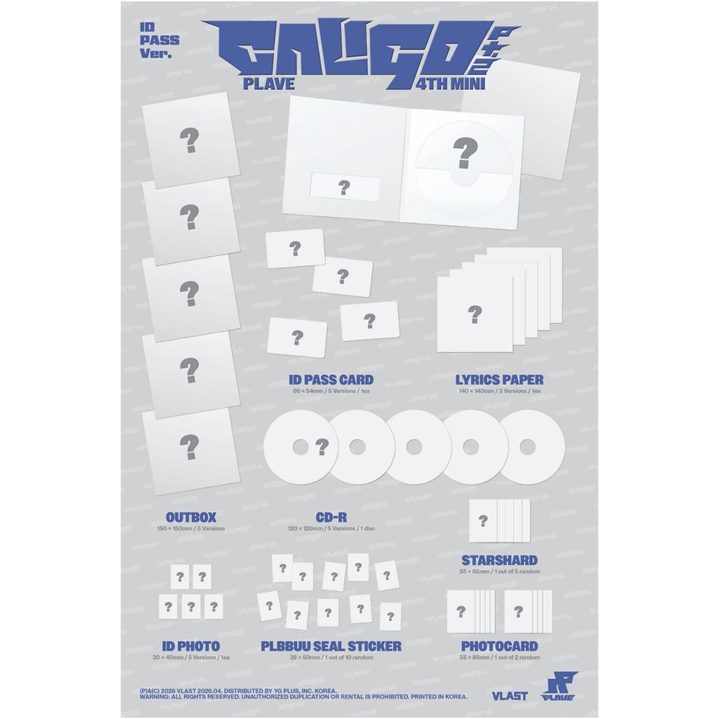 [VORBESTELLUNG] PLAVE 4. Mini-Album 'Caligo Pt.2' (ID-PASS Version) Zufällig