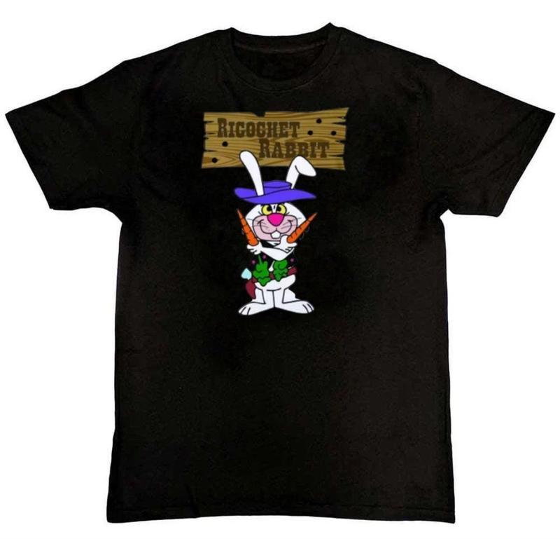 RICOCHET RABBIT CARTOON Graphic Print Unisex T-Shirt Graphic Tee S