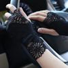 Breathable Lace Half Finger Gloves 10/15/18/21cm Driving Gloves  Wedding Events