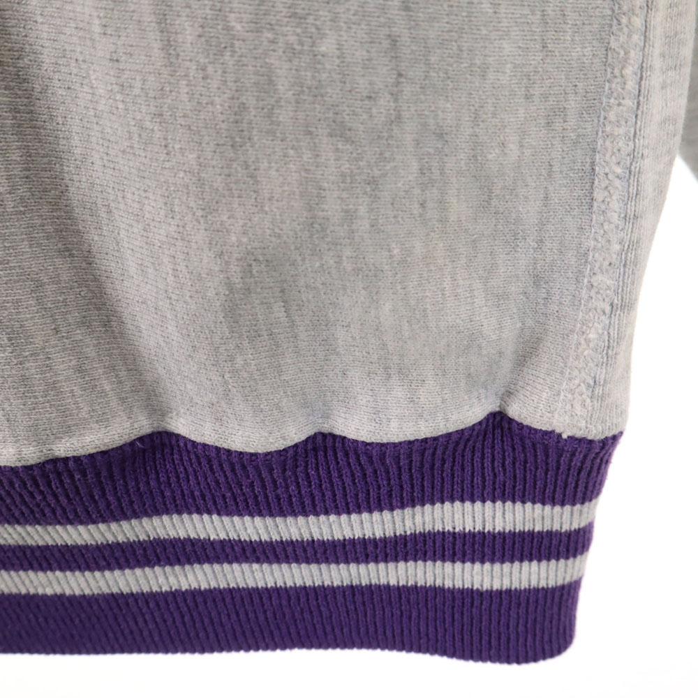 Champion Années 90 Vieux fabriqué aux USA étiquette brodée Manches longues Molleton tissé à l'envers Homme Occasion