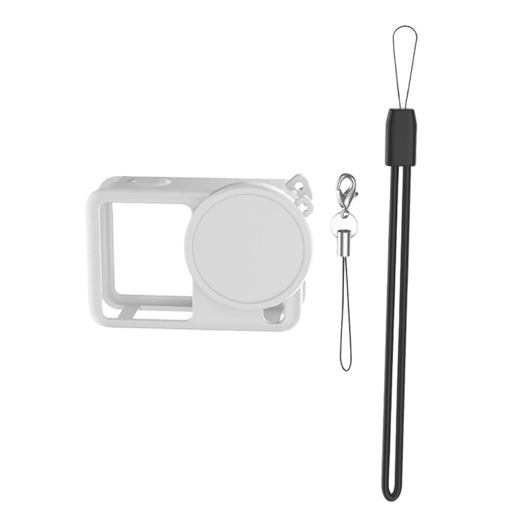 Case for DJI Osmo Action 6 Silicone Cover Soft Protective Cover & lens Protector Anti-Scratch Cover for DJI Action 6 Accessories
