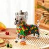 Candy Containers Animal Shape Candy Organizer Jar Lidded Cute Canister Food Organizer For Coffee Pod Nuts Gummy Fondant Pet
