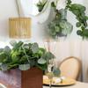 6 Pack Eucalyptus Garland, Artificial Eucalyptus Leaves Table Greenery Garland Wreath Vines Handmade Garlands for Wedding Backdrop Indoor Outdoor