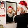 Christmas Beard Old  Christmas Party Role Play  Head Cover New Christmas Mask