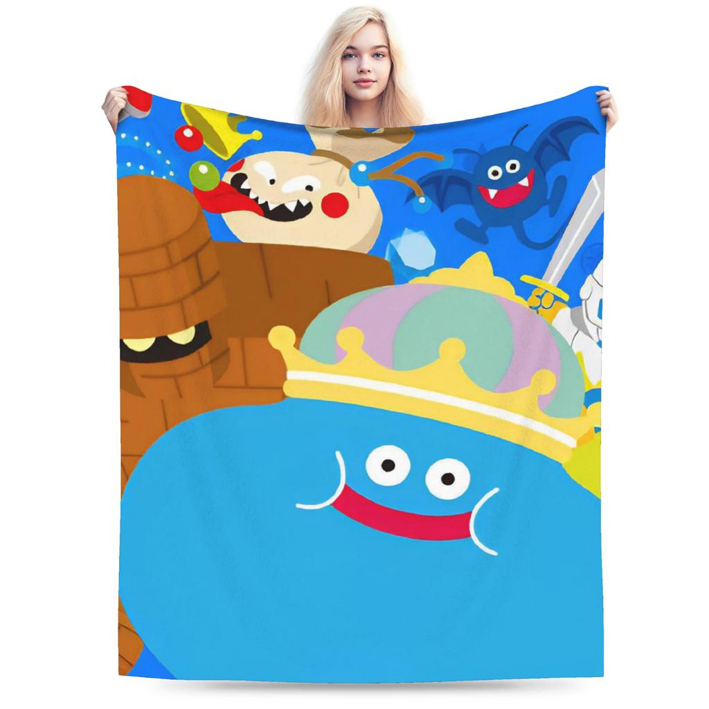 Slime Morimori Dragon Quest  Blankets Soft Fleece Comfort Gifts  Throw Blanket Rug Piece