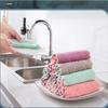 Microfiber Cleaning Cloth- Kitchen Towels-Double-Sided Microfiber Towel