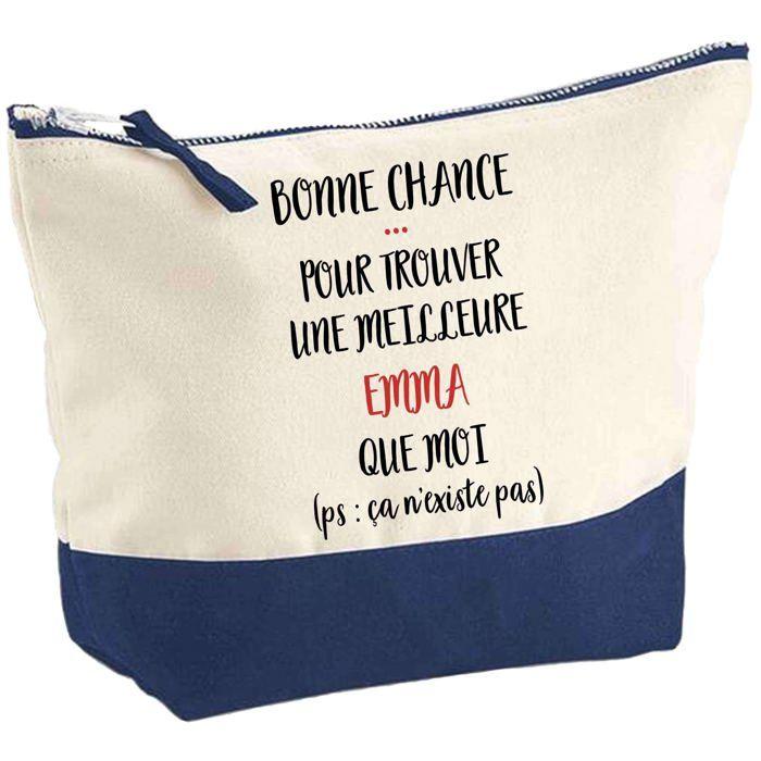 Trousse de maquillage - PLANETEE - Emma ça n'existe pas - Grand format - Impression sublimation HD - Fabrication française