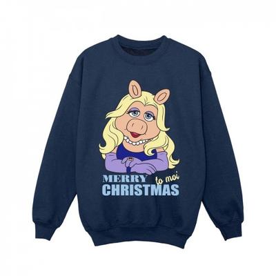 Girls Muppets Miss Piggy Queen of Holidays Sweatshirt