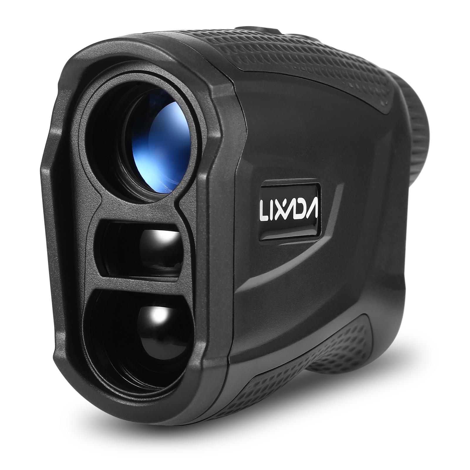 

Дальномер Lixada Golf, диапазон 656 ярдов, перезаряжаемый измеритель расстояния, тестер скорости, 6-кратное увеличение чёрный