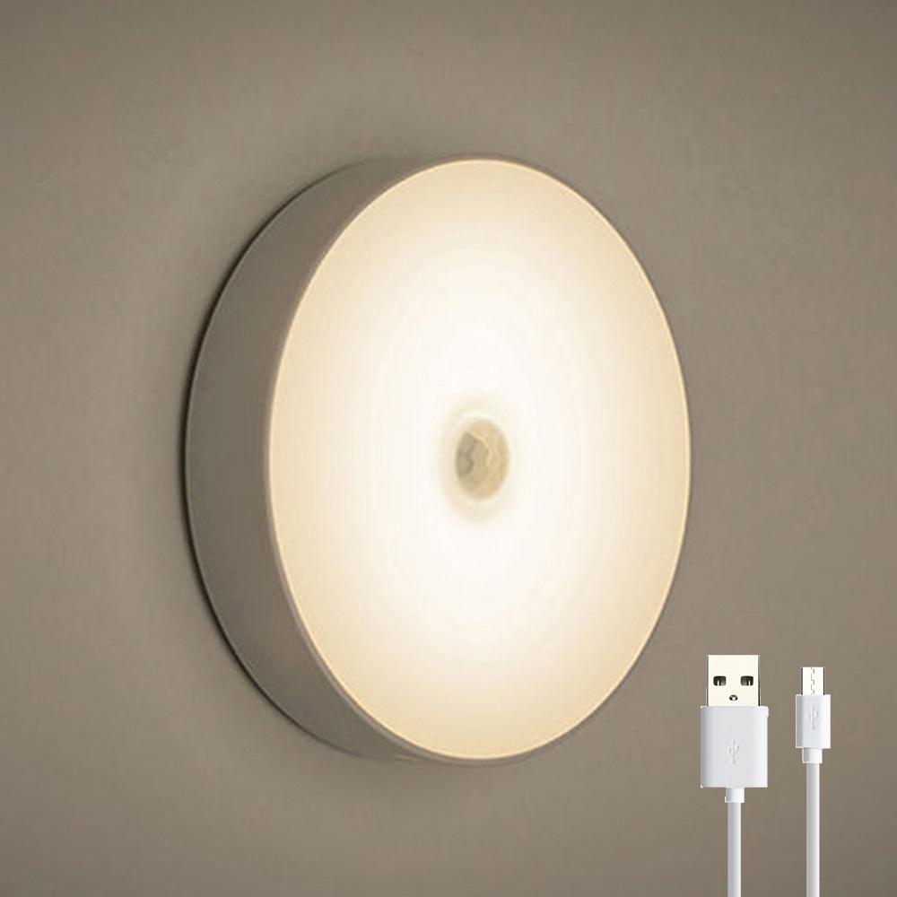 LED Motion Sensor Licht Drahtlose Nacht Licht Unter Schrank Licht Schrank Lampe Smart Wand Körper Induktion Lampe wohnkultur