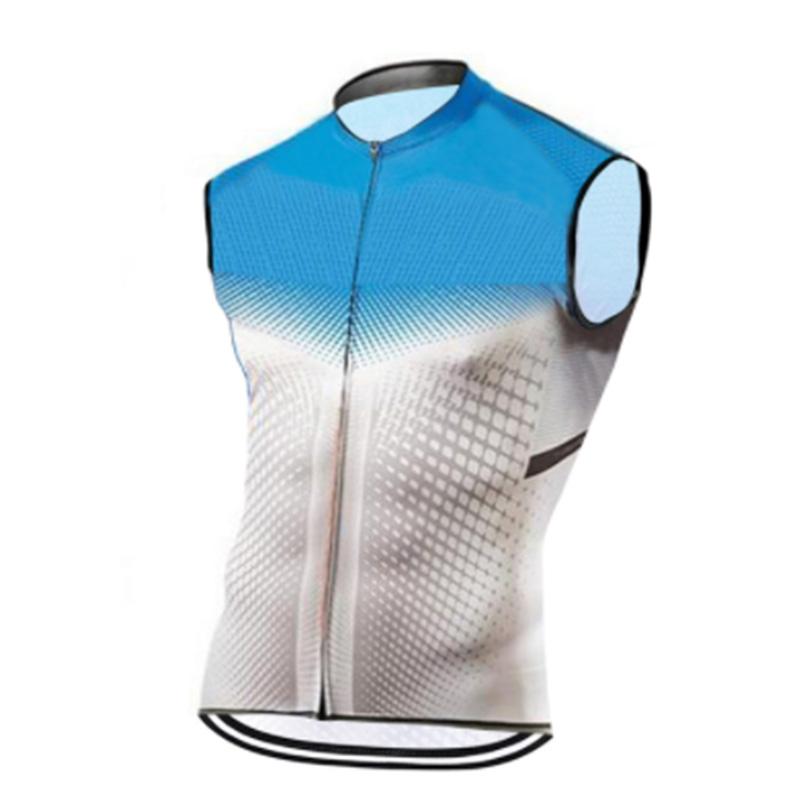 2026 Summer Men's Bicycle Cycling Vest Windproof Running Vest MTB Bike Mesh Fabric Breathable Clothing Sleeveless Road Cycling Jerseys