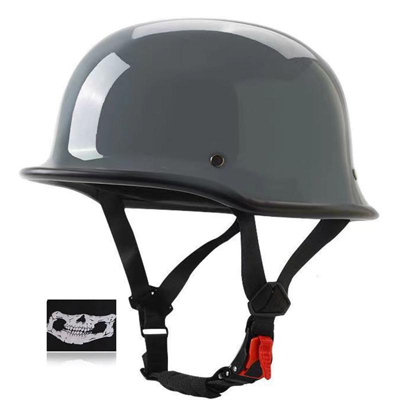 Motorcycle Helmet Retro German Vintage Moto Helmet Half Face Riding Casco Moto Helmet ECE DOT Approved Capacete Moto Equipment