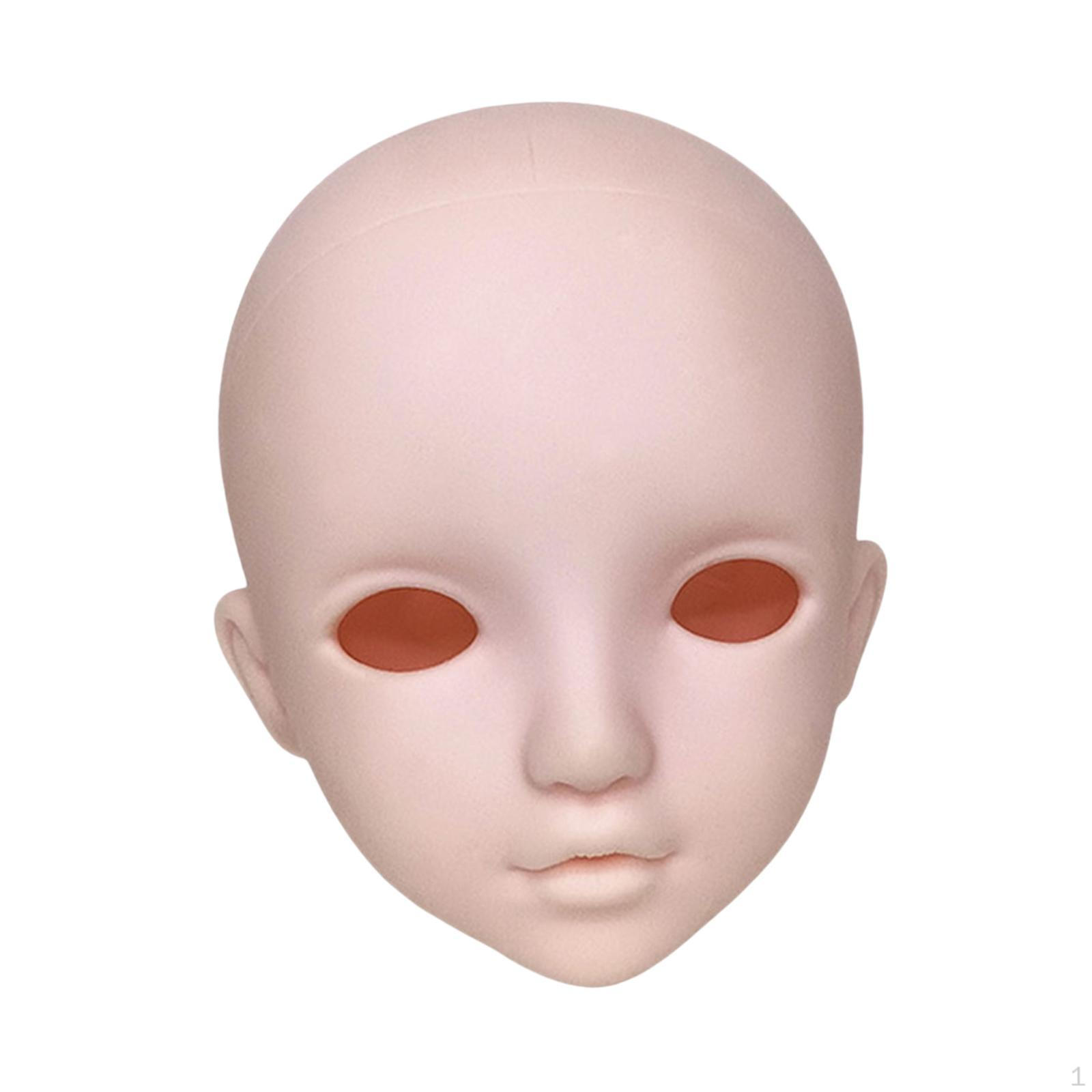 

Голова куклы BJD, аксессуары для детской головы, части тела, принадлежности для изготовления поделок, игрушка для практики макияжа 60CM B1