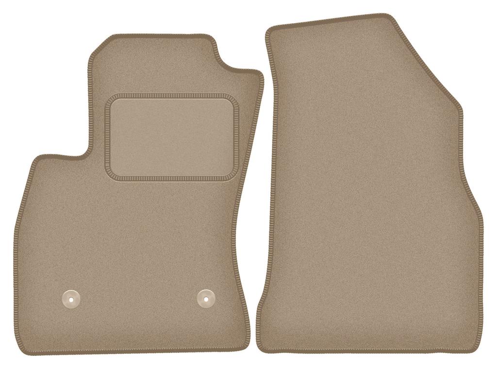 Dywaniki samochodowe przód do: RAM ProMaster kombivan (2013-) beżowe