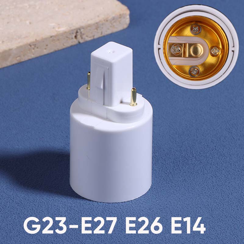 1Pc G23 To E27 E26 E14 Base Socket LED Halogen Light Bulb Lamp Adapter Holder Converter Bulb Holder Adapter Bulb Holder