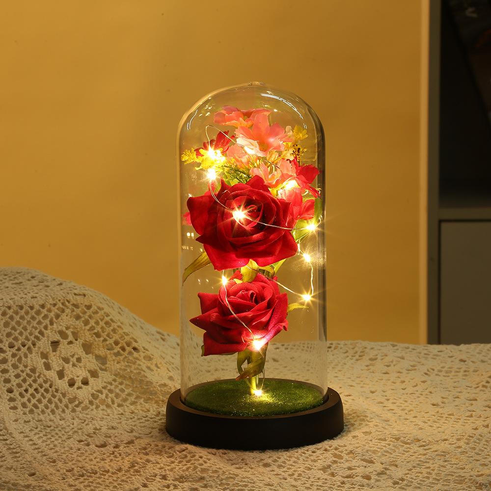 

Beautiful Rose Flower Gift Box Perfect For Christmas Mother s Day Gift Birthdays Valentines Anniversaries & Weddings Easter gift красный