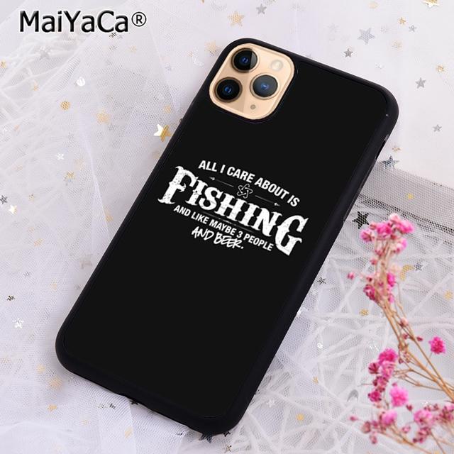 

Angling Go Fishing Quotes Phone Case For iPhone 17 Air 16 pro max 15 14 plus 12 13 Shell Cover coque iPhone 16pro