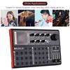 SK300 Live Sound Card External Voice Changer Audio Mixer Kit Built In Rechargeable Battery Multiple Sound Effects with