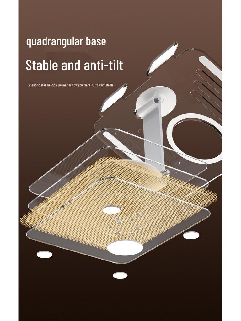 Acrylic Portable Foldable Phone & Tablet Stand for Outdoor & Broadcast Use