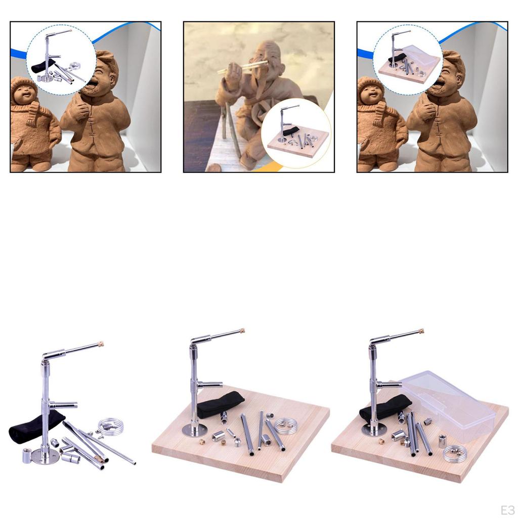 Clay Modeling Carved Workbench for Sculpture