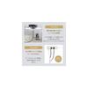 Set of 2 Cable Covers, 3m, with Cable Ties, White. Perfect for concealing cables, organizing wires