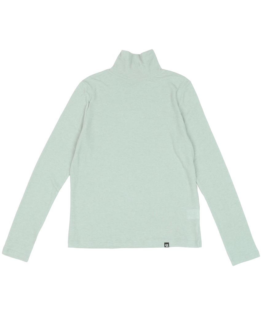 WHEN YOU MOVE Logo Point Turtleneck Soft Knit Tee (4 Colors)