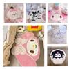 Niedlicher Cartoon Plüsch Teppich in Form für Wohnzimmer Schlafzimmer Dekoration, Polyesterfaser, Maschinenwaschbar, Lustiges Tierdesign, Verschiedene Farben und Größen