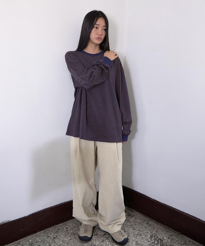 BONATSPALETTE Bp Corduroy One-Pleat Two-Way Pants_Cream