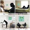 Heart Nature Art 100cm x XL Made in Stylish Interior Living Green Fabric Panel, 100cm, Size, Japan, Poster, Decor, Room, Landscape, Landscape, Panel,