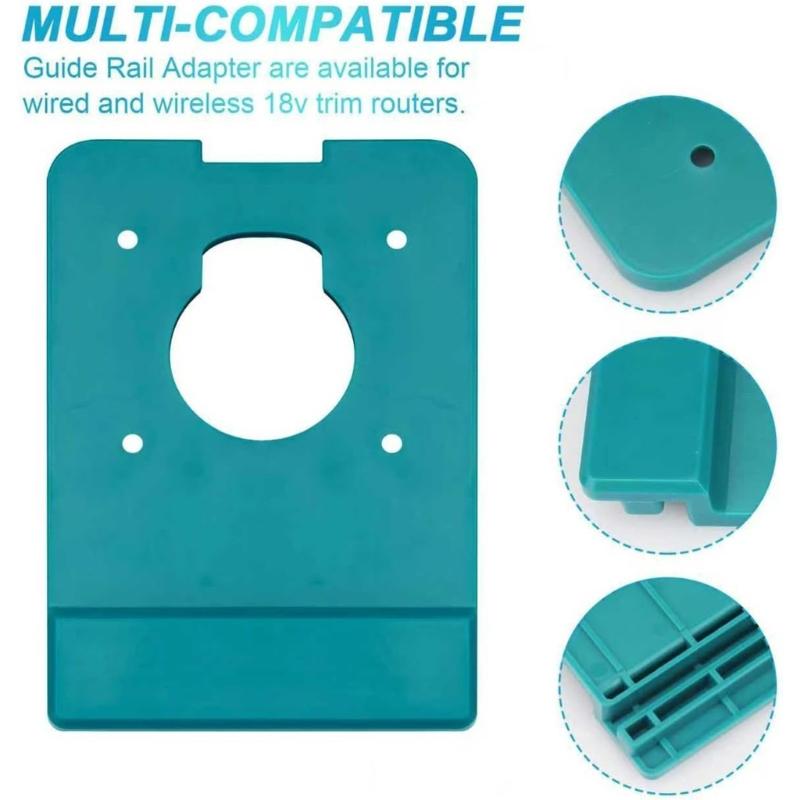 Precise Routers Guide Rail Adapter NonLeak Design For RT0701C,XTR01Z,DRT50,RT0700C Trim Routers Straight &Accurate Cut