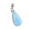 Natural Republic Larimar Gemstone 925 Solid Sterling Silver Pendant 1.25'' K8r83