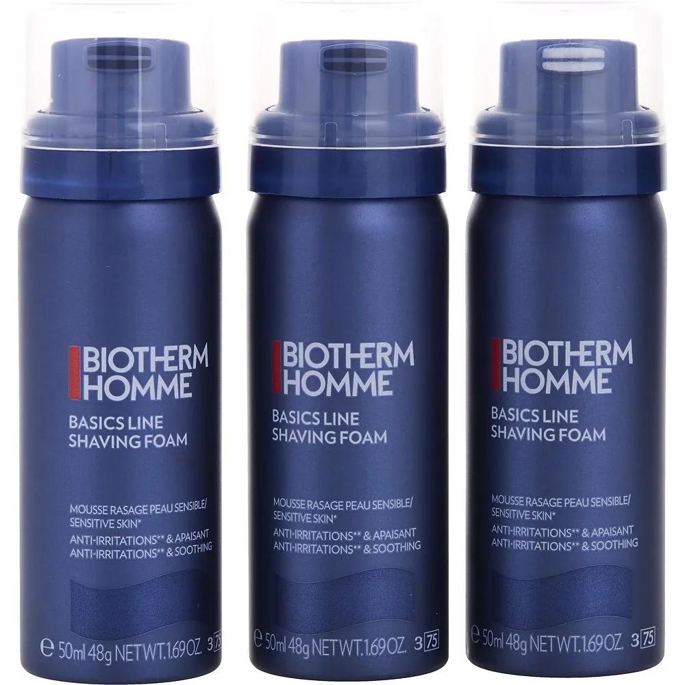 

[3 Pieces] Biotherm Shaving Foam (For Sensitive Skin) 50ml
