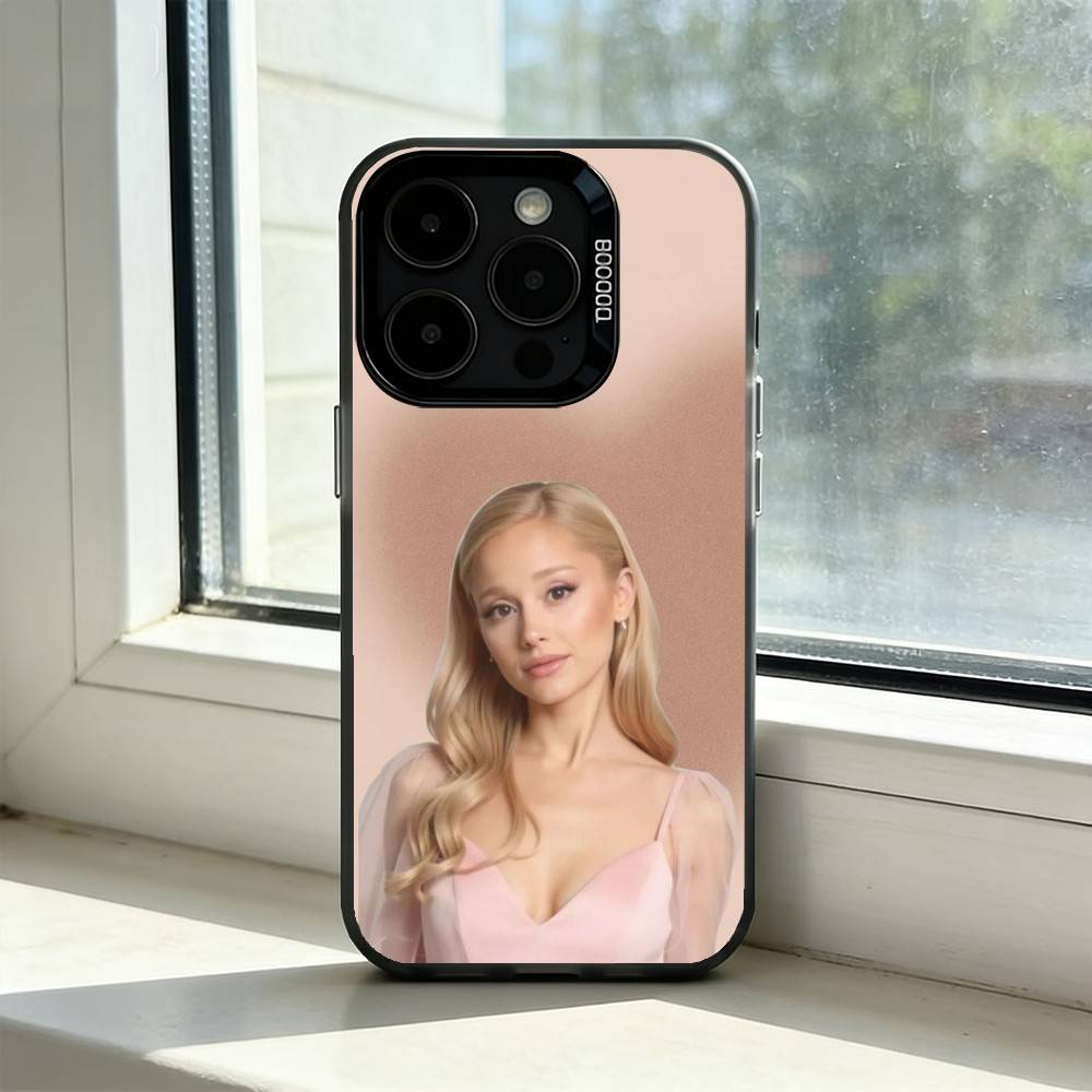 

Чехол для телефона Ariana G-Grande Певица Для iPhone 17,16,15,14,13,12,11 Plus,Pro Max,XS,Красочный Серебряный Чехол для телефона Funda Cover iPhone13PROMAX