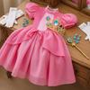Kinder Prinsessenjurk Kostuum Lichtgewicht Polyester Jurk Podiumoptreden En Dagelijkse Kleding Outfit voor Halloween Cosplay Verjaardagsfeest