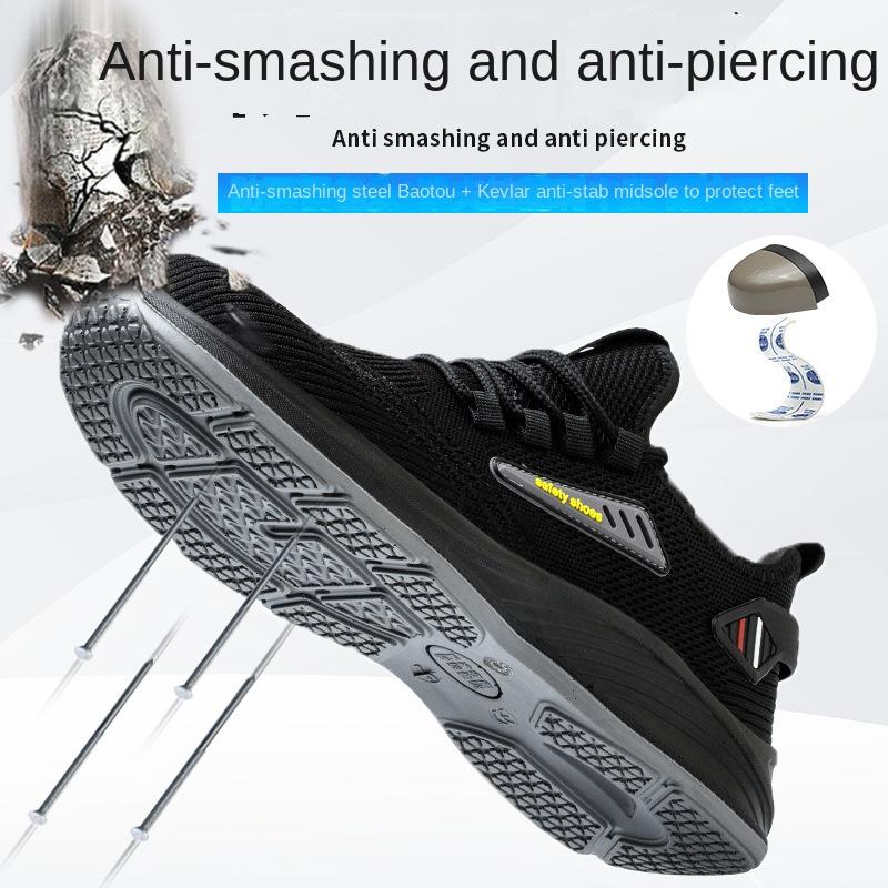 Labor Insurance Shoes Anti-smashing, Stab-proof, Wear-resistant, Oil-resistant, Acid-alkali Safe Work Shoes